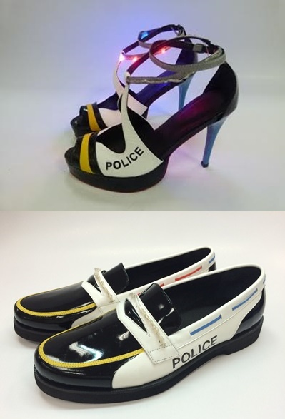 設計警察時尚鞋款 南應大學生奪金獎十萬