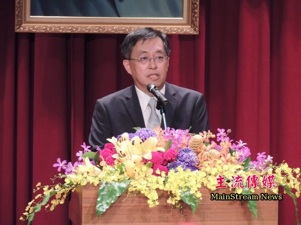 台南醫院今天舉行新任院長許博翔就職典禮。(記者吳敏慈攝)