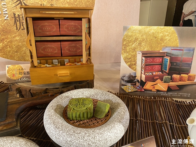 桂田酒店「卡桑的起家櫥」典藏中秋禮盒。(記者吳敏慈攝)