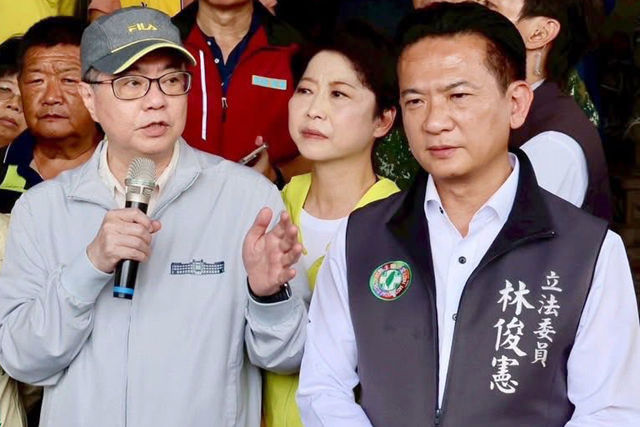 立委陳亭妃、林俊憲角逐民進黨台南市長提名。