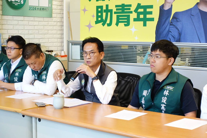 立委林俊憲主張，台南要擴大到2500戶婚育宅，提升社宅量能，補足青年成家所需。