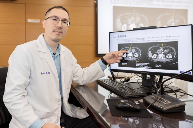 成大醫院一般外科醫師廖亭凱回顧分析400多位胰臟癌病患影像與預後，發現胰臟癌實際侵犯的程度，往往超出影像可偵測的界限。