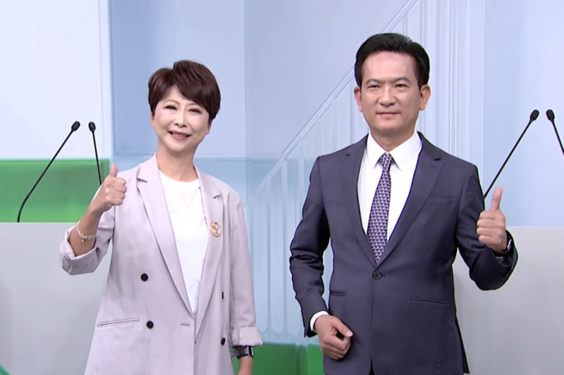 立委陳亭妃、林俊憲角逐民進黨台南市長初選提名。翻攝民進黨YT