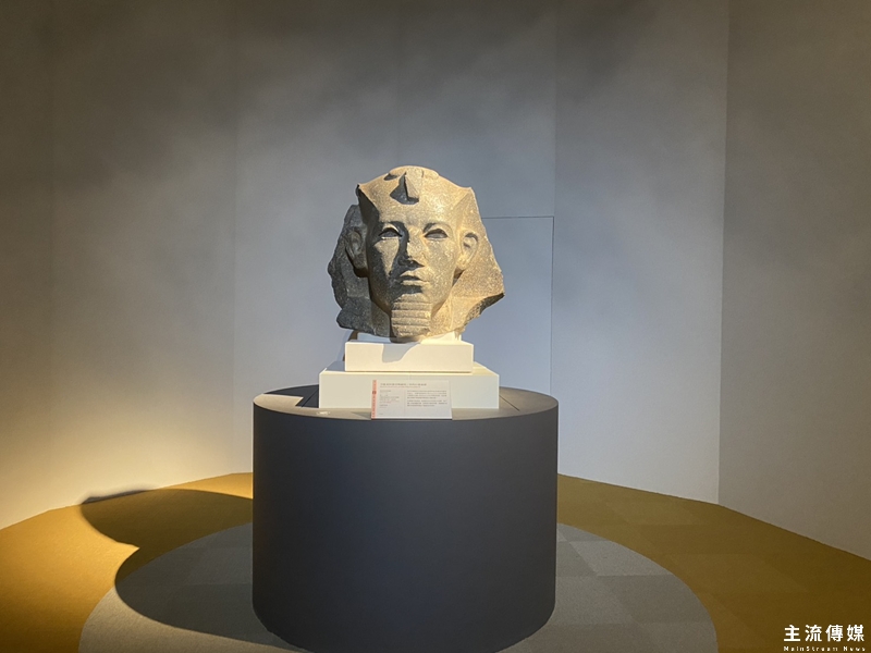 奇美博物館《埃及之王：法老》特展集結大英博物館280件館藏文物。(記者吳敏慈攝)
