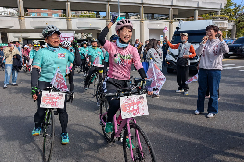 立委陳亭妃啟動為期11天、走遍台南37個行政區的「鐵馬行動」。