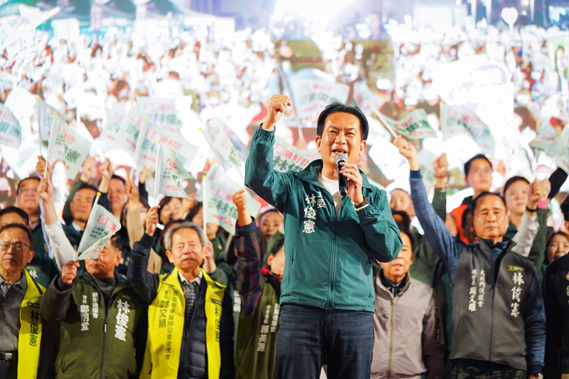 林俊憲強調「只有團結的民進黨，才能打贏國民黨」。