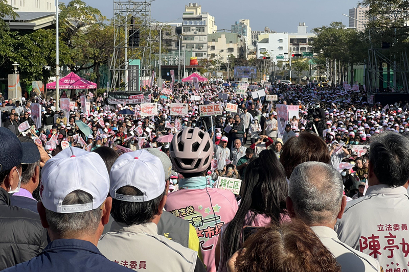 民進黨台南市長初選，陳亭妃造勢大會。