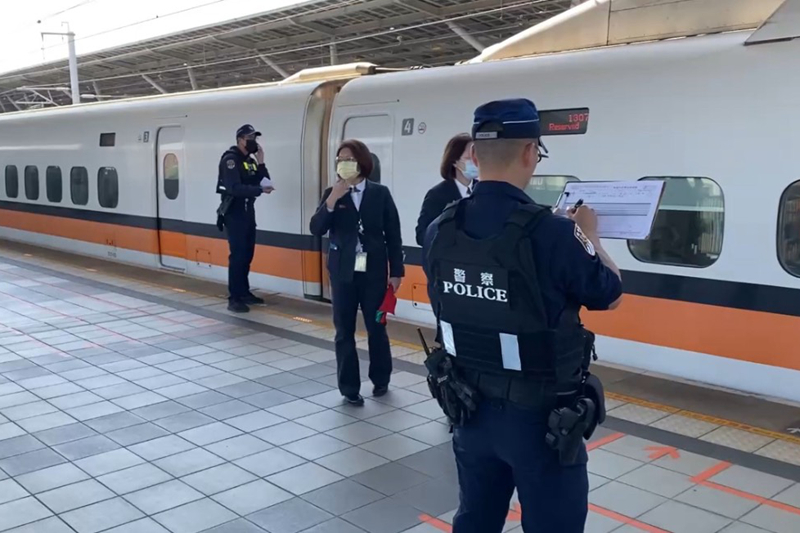 台南高鐵站發生男子落軌死亡事故。