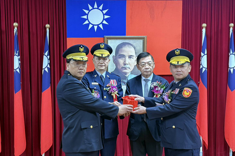 台南市政府警察局聯合交接典禮。
