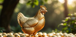 金雞母與金雞蛋示意圖。