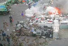 垃圾車差點燒起來 民眾丟錯垃圾恐釀禍