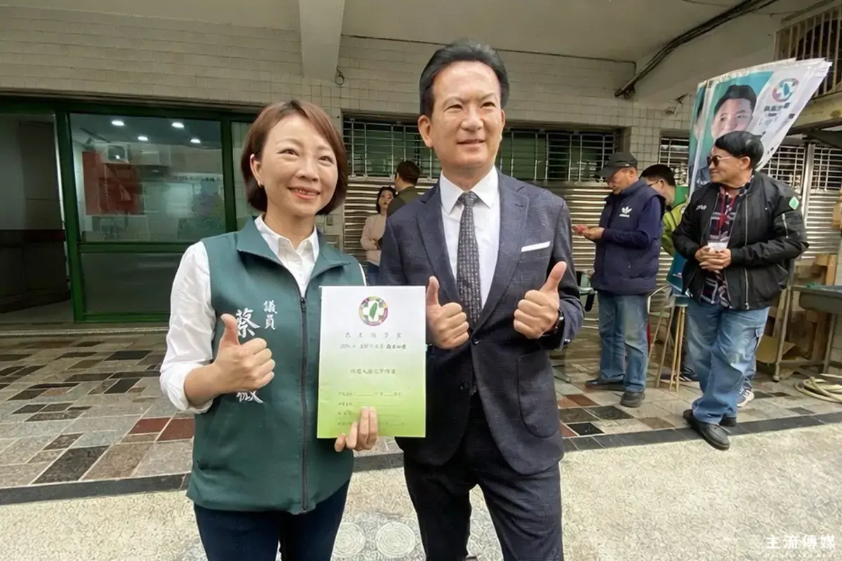 台南市議員蔡筱薇。(資料照，記者吳敏慈攝)