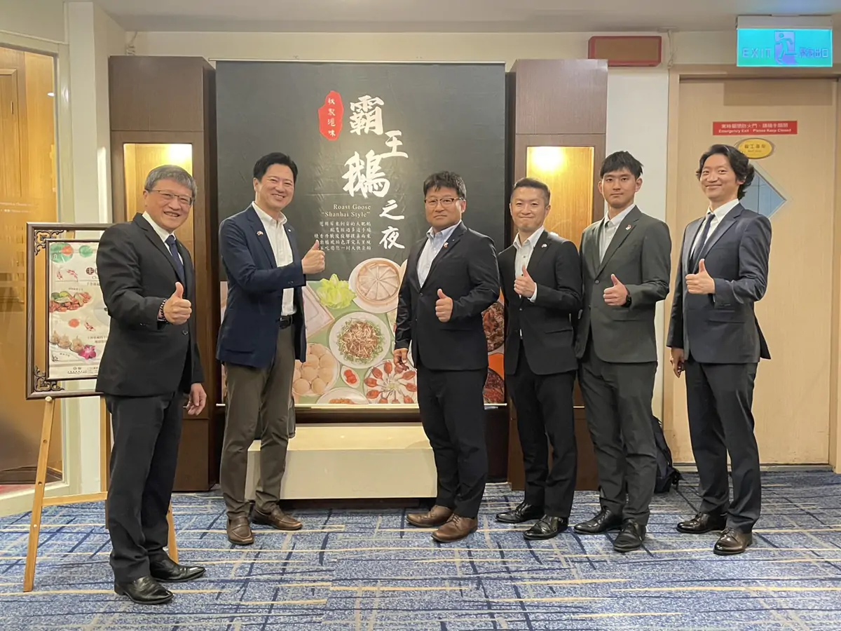 台糖長榮酒店以「霸王鵝」饗宴,接待日本宮崎縣日向市訪問團。