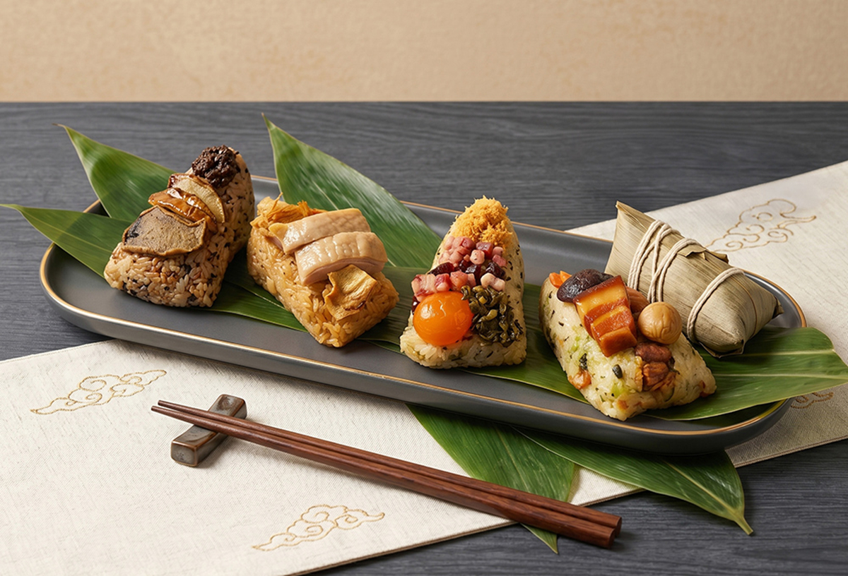 台南遠東香格里拉飯店推出粽禮系列，將「醉月樓」經典菜色入粽。