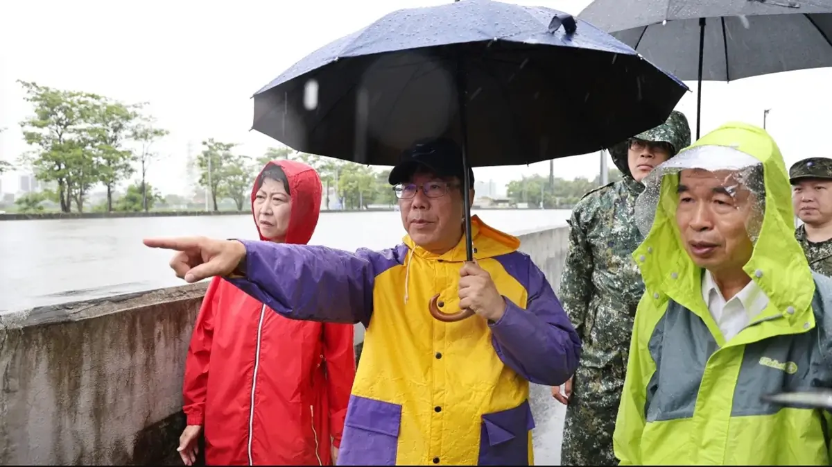市長黃偉哲表示，市府近年持續推動治水工程，台南淹水面積已明顯下降。