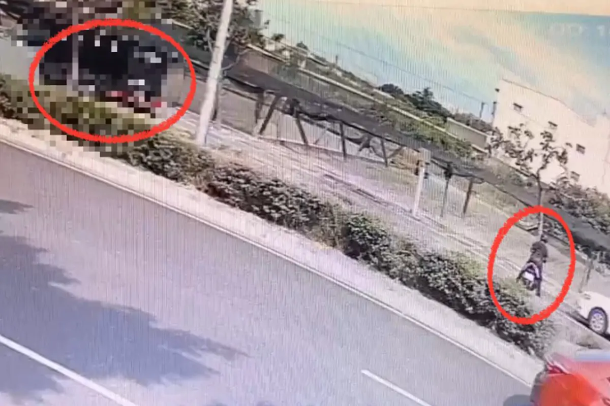 保全公司郭姓運鈔員將運鈔車停在路旁,再騎事先準備的機車逃逸。