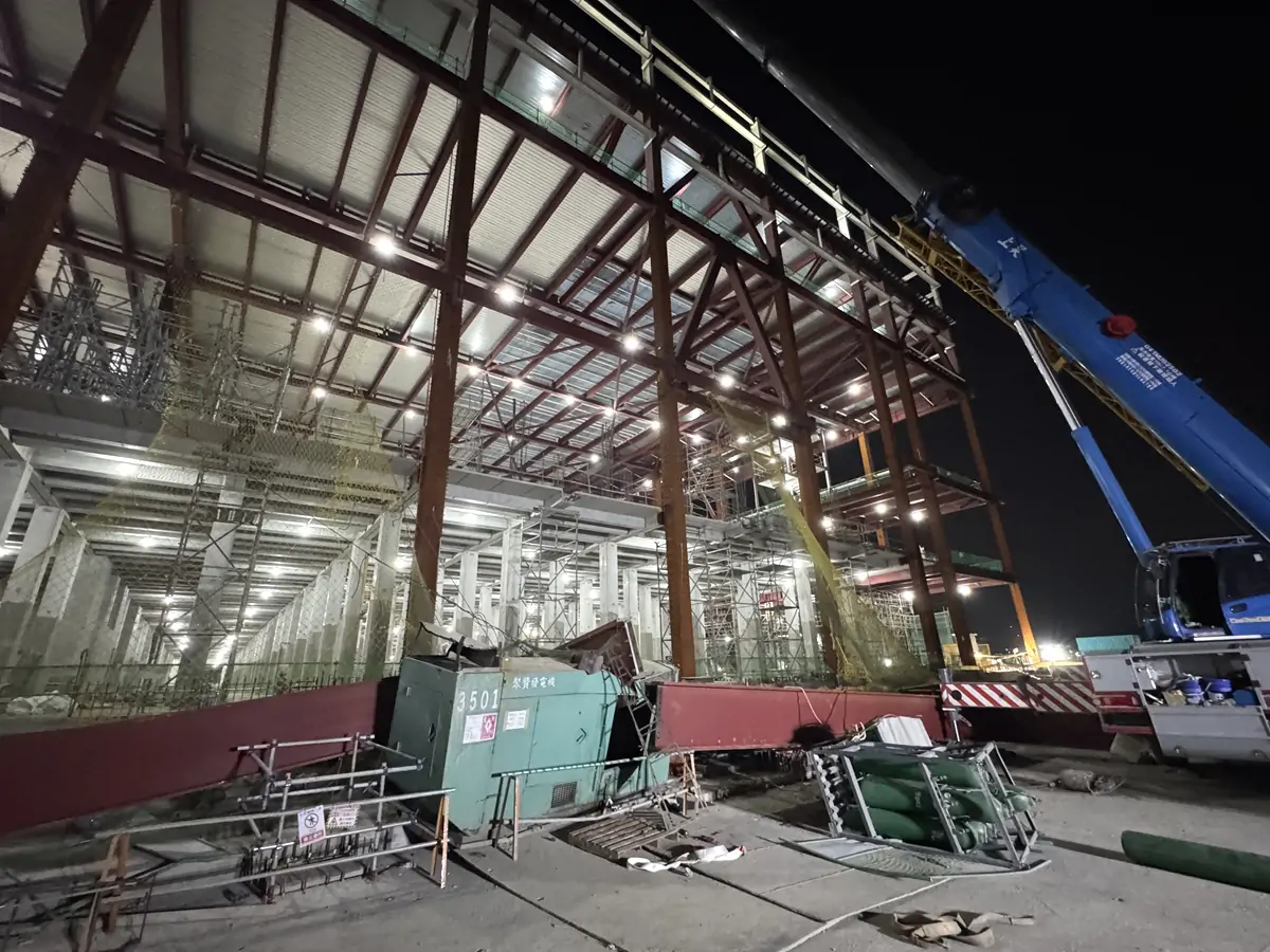 台積電高雄楠梓園區F22 P4新建工程發生4死重大工安事故。